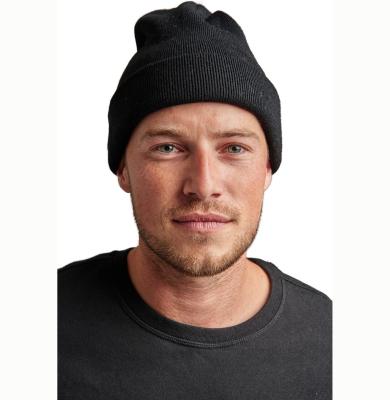 China DOUBLE LAYER COMMON KNITTED HAT (HAT) in 80% WOOL / 20% SPANDEX for MEN for sale