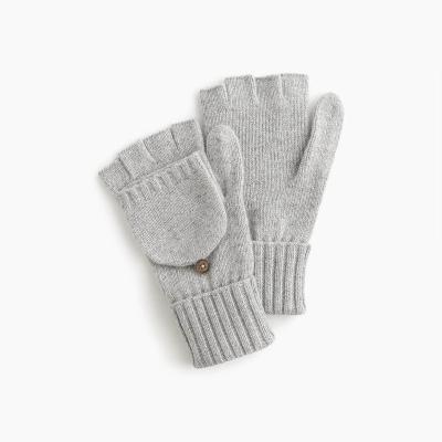 China WITH FLIP 37% VISCOSE/33% NYLON/25% CASHMERE WOOL/5 KNITTED GLOVE WITH FLIP FOR WOMEN for sale