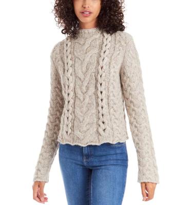 China WOMEN'S Anti-Shrink 53%Wool 17%Alpaca 30%Polyamide SWEATER SWEATER for sale