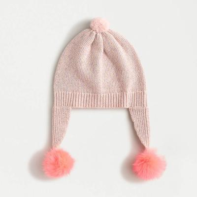 China 70/28/2 COMMON GRILL POLYAMIDE/WOOL/OTHER FIBER KNITTED HAT WITH POM POM for sale