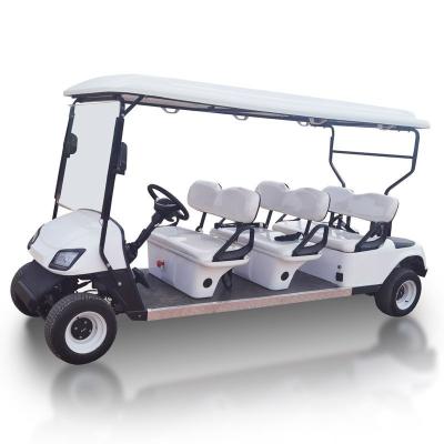 China 6 seater electric guided car price cheap golf cart for sale 6 seater golf cart 23*10.5-12 for sale