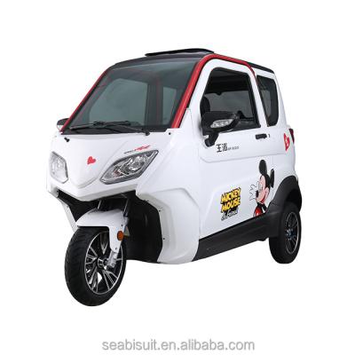 China Passenger Fully Enclosed Electric Tricycle Cheap Electric Trike For Adults Tuk Tuk For Sale for sale