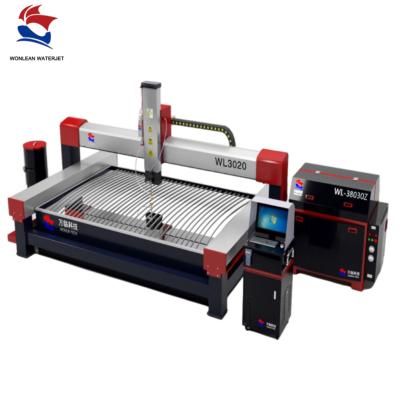 China Stone Marble Granite Cutting Waterjet Cutting Machine Biggest Discount Stone Tile Cutter Jet Water Cutting Machine CNC 5 Axis for sale