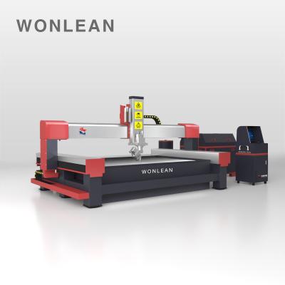 China Hotels Stone Water Cutting Machine 5 Axis Cutting Machine Rock Slab Cutting Machine Waterjet for sale