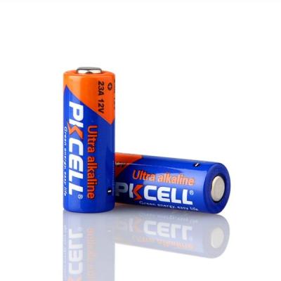 China Top Selling Toys PKCELL 23AE MS21 A23 V23GA VR22 MN21 Alkaline Batteries 12v 23A Button Cell Dry Battery for sale