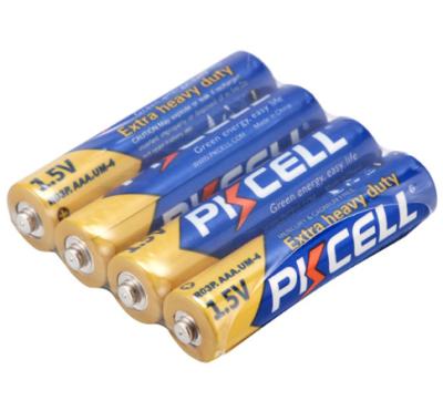 China toys pkcell carbon zinc 1.5v dry battery r6 aa um3 batteries for toys for sale