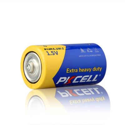 China Toys Hot Sale Chinese Factory High Power 1.5V Accumulator R14P Size C Alkaline Dry Battery UM2 r14p for sale