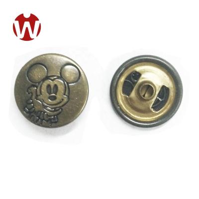 China 14mm OEM/ODM Mikey Mouse Cute Children Coat Viable Snap Button for sale