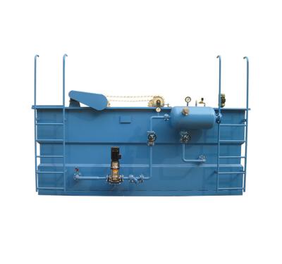 China High Hydraulic Head With Skimmer Spunlace Wastewater Treatment Device Nonwoven SS Removal Dissolved Water Treatment Air Flotation System Price for sale