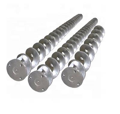 China About Two Meters Seamless Cold Rolling Continuous Screw Flight For Screw Spiral Conveyor for sale