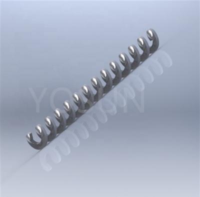 China Hotels Sectional Screw Flight Continuous Shaftless Spiral Blades Without Welded Joint Machine for sale