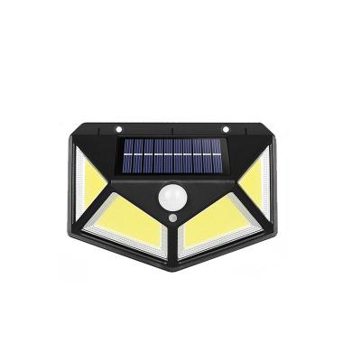 China Garden Outdoor Solar Led Garden Four Side Lighting Motion Sensor Led Stair Wall Mounted Light for sale