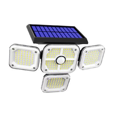 China New Waterproof Outdoor Solar Rotating Door Light Wall Lamp Human Body Induction Lighting Home for sale