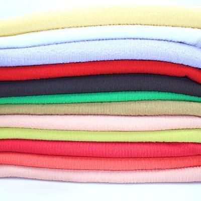 China High Quality Stretch Plain Dyed Lightweight Warp Knitting 230gsm Polyester Spandex Fabrics For Dress for sale