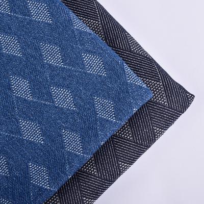 China New Arrival Breathable 350gsm 100% Cotton Jacquard Denim Fabrics For Denim Jackets for sale