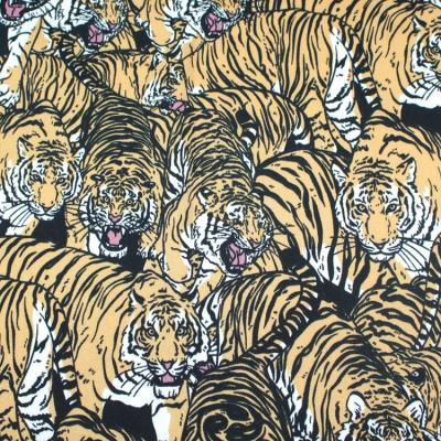 China 30S Wholesale Custom Breathable Pattern Printed100% Rayon Breathable Animal Woven Fabrics For Sleepwear for sale