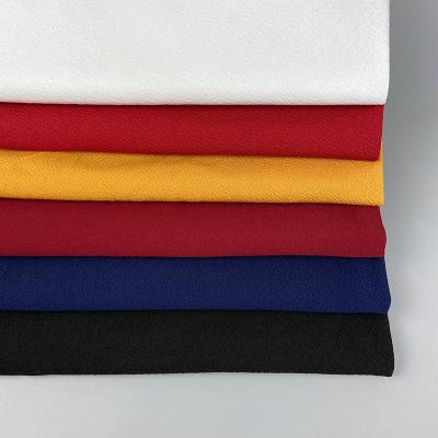 China Colorful Stretch Wholesale Plain Yarn Polyester Spandex Knitted Ant Fabrics For Dress for sale