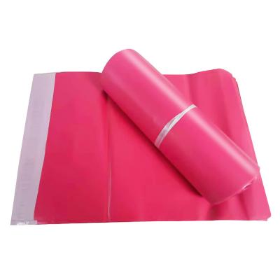 China shoes & clothing no smell wholesale custom plastic waterproof delivery shoes packaging 32 x 45 cm red poly mailer bag for sale