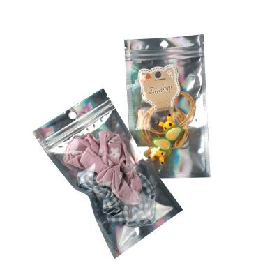 China Resealable Security Smell Proof Zip Lock Packaging Custom Logo Printing Small Clear Laminated Plastic Bag for sale