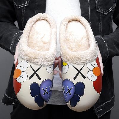 China Direct Cushioning Warm Cotton New 2022Factory Bottom Soft Home Slippers Shoes Women Shoes Indoor Slip On Bedroom Slippers for sale