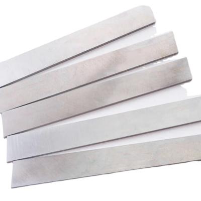 China Factory cutting blade industrial high carbon thin slot long steel/420J/SK7/SK5 blade for cutting sponge/food/film for sale