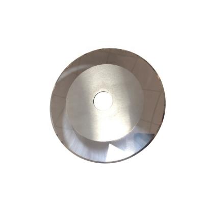 China Garment Shops 100*25.4*1.2 9crsi Tungsten Carbide Small Round Steel Blade Circular Cut Knife For Cutting Film Tape On Backing Machine for sale