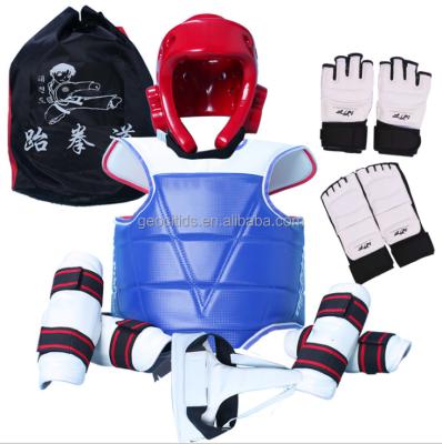 China Taekwondo; reversible training boxing chest wtf martial arts training boxing gear set protector body taekwondo for sale