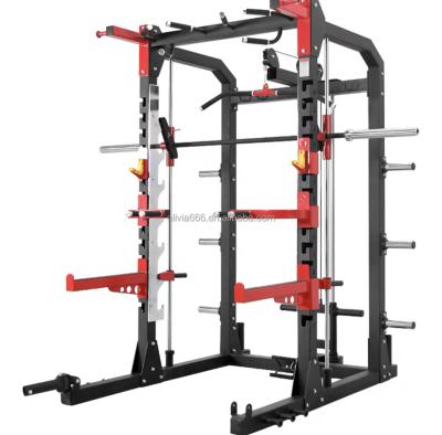 China Commmercia Modern Multi Function Power Stand Power Squat Cage For Gym Home Strength Training for sale