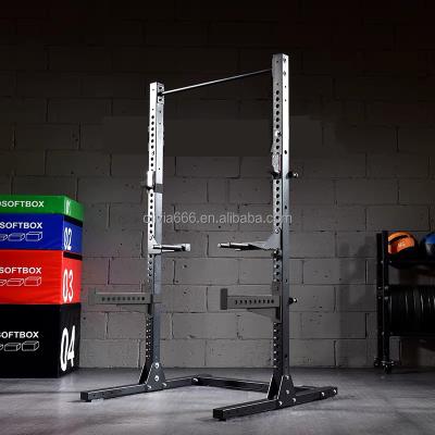 China Commercial Personal Trainer Stand Up Trainer Barbell Rack Training Stand Gym Squat Rack Bench Press Stand Gym Equipment for sale