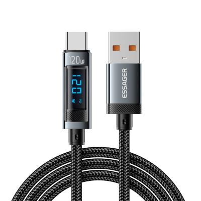 Cina ESSAGER ES-X47 Serie 120W Cavo di ricarica tipo C da USB a USB C in vendita