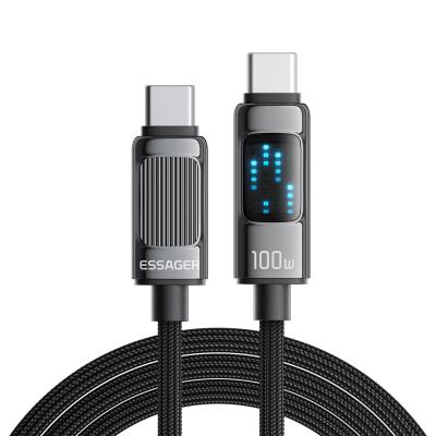 China ESSAGER ES-X58 serie PD Type C kabel USB C naar USB C kabel 100W 1m 2m Te koop