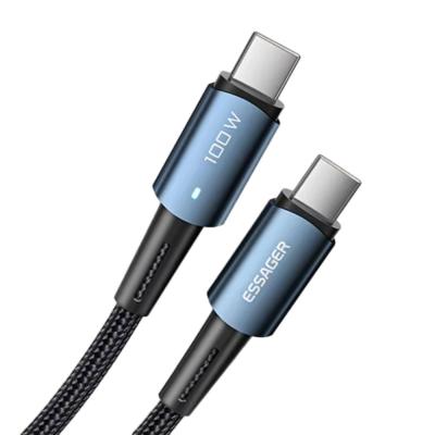 China Essager 2022 Sunset Carregamento USB Cable de dados 100W 60W Tipo C para Tipo C Cable For Mbk Huawei à venda