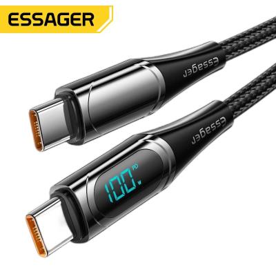 Κίνα QC3.0 USB C σε C καλώδιο Led ταχεία φόρτιση τύπου C καλώδιο 5a 100w προς πώληση