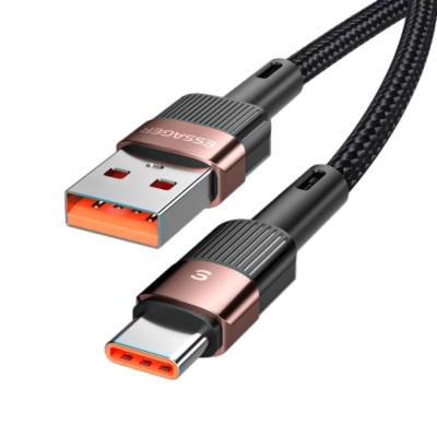 China Carregamento rápido Tipo C Cable USB 6A Cable de dados USB 66W Para Huawei P30 P40 Pro à venda