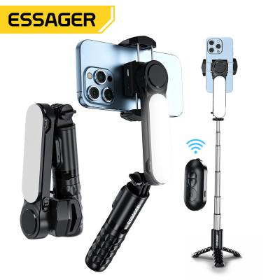 China Essager 2022  Yunxiang Single-axis Gimbal Stabilizer Phone Holder With LED Fill Light Handheld Mobile Phone Stand for sale