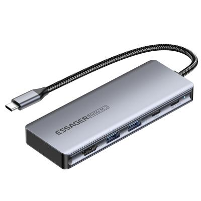 China 18cm Cable SSD USB Hub para portátil USB C Docking Station à venda