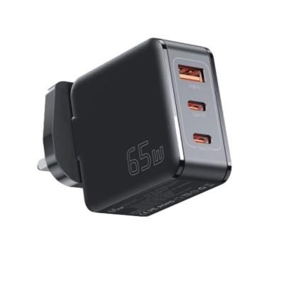 China Travel USB C USB A Port PD Mobile Phone GaN Wall Charger Fast Small 65W 60W 45W 18W for sale