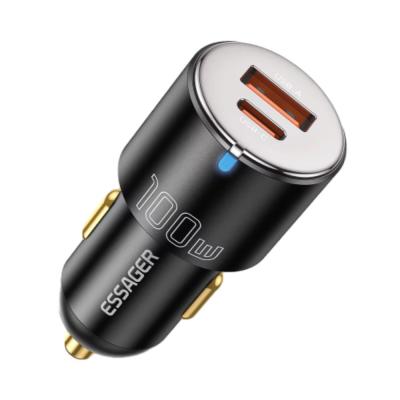 China PD3.0 QC3.0 USB A Typ C Doppelanschluss-Autoladegerät 100W 65W 35W zu verkaufen