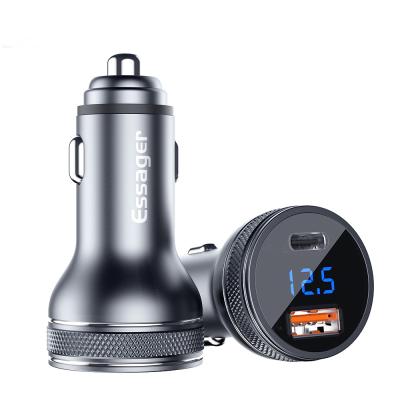 China Essager  2021 KINGKONG Best Selling 36W Car Charger PD 3.0 QC3.0 2U Electric Car Charger for sale