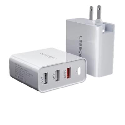 China Essager 2021 Earl 4 Ports PD QC3.0 Dual 2.4A Ports 48W 30W PD Charger For Phone for sale