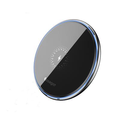 Cina Essager 2022 Mirror Desktop Caricabatterie per cellulari senza fili Fast Qi Wireless Charger 10W in vendita