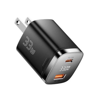 China ESSAGER ES-CD45 Serie 2 Puertos 33W Cargador de pared USB-A Cargador rápido USB C en venta