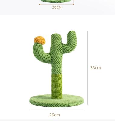 China Wholesale Sustainable Pet Toy With Natural Sisal Scratching Board Cat Tower Cat Tree for sale