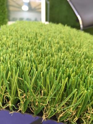 China Anti-UV 4-5 grade high Density and DTEX 35mm height  C blade green sport synthetic turf / artificial lawn/ fake grass for sale