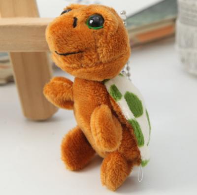 China Cute Fun Wholesale Plush Toy Custom Animal Key Chain Tortoise Key Chain Toy Pendant for sale