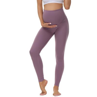 China 2021 Wholesale High Quality Maternity Wear Comfortable Workout Radiation Protection High Waist Plus Women Pregnant Maternity Legging Size for sale