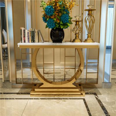 China Wholesale Fashion China Modern Design Tea Table Stainless Steel Luxury Tea Table for sale