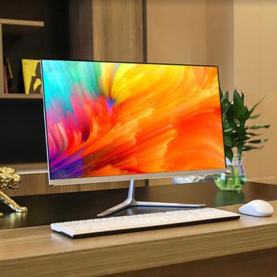 China HD Silent Borderless Home Entertainment All-in-one Machine USB Port Slim and Light Desktop Computer for sale