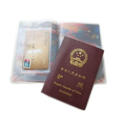 China Customized Customized Plastic Passport Cover, PVC Passport Cover Device With Card Holder for sale