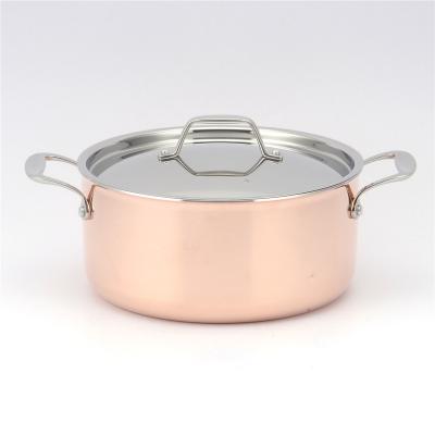 China 2021 Viable New Stainless Steel Cookware Wire Handle Kitchenware Cooking Pots jogo de panelas With Induction Bottom for sale